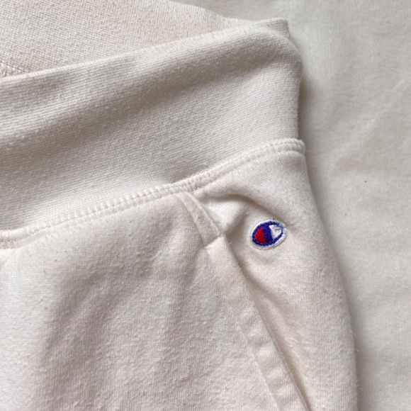 Notre Dame cream shamrock drawstring Champion sweatpants - Picture 5 of 7